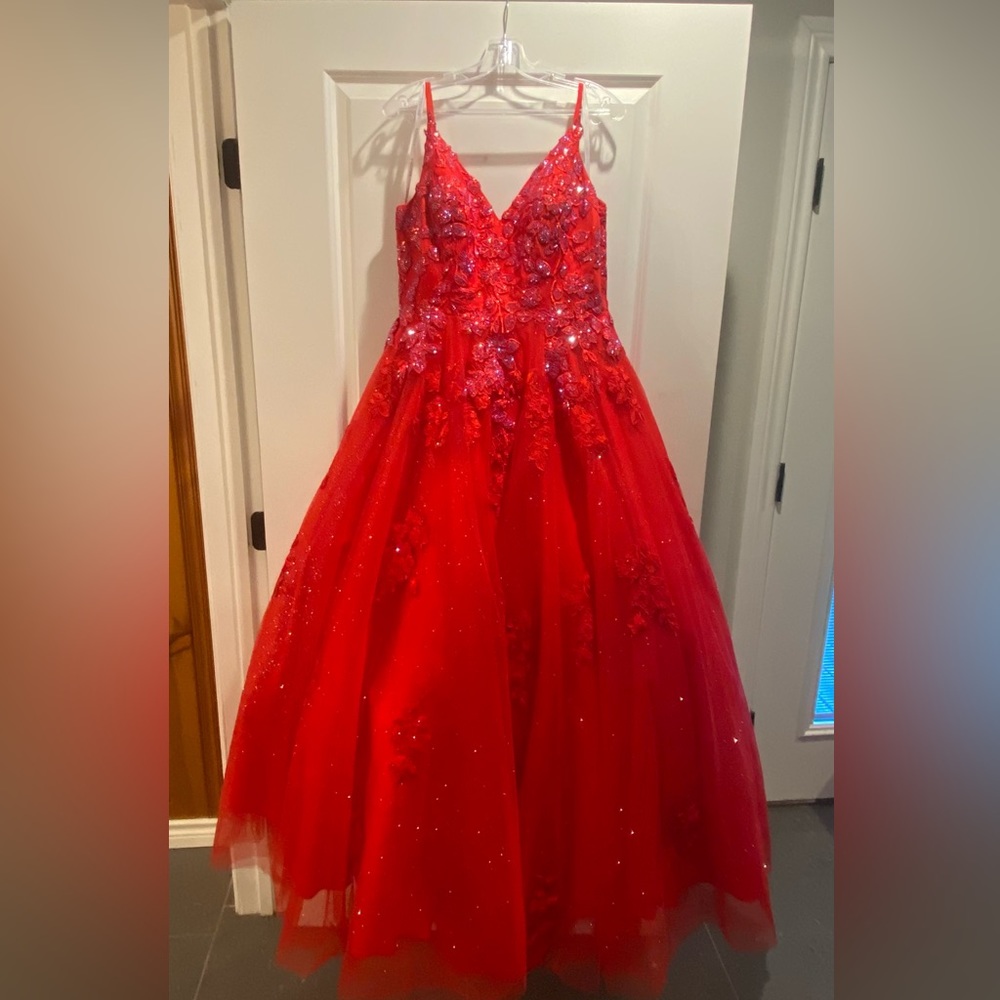 Amarra Red Ball Gown